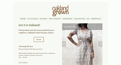 Desktop Screenshot of oaklandgrown.org